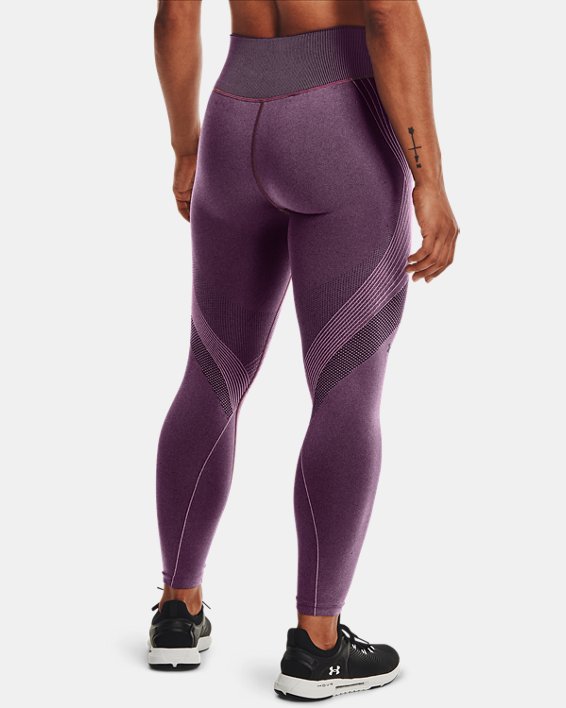 Damen UA RUSH™ Seamless Leggings, knöchellang, Purple, pdpMainDesktop image number 1